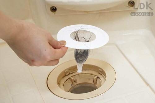 触りたくない排水口は掃除ラクアイテムに乗り換え 排水口ネットおすすめ イメージ2