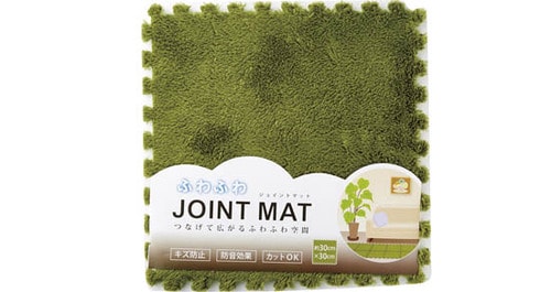 キャンドゥ:ふわふわジョイントマット:100均:100:100円:100円ショップ