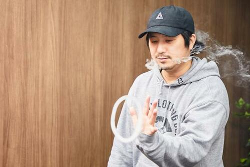 Vapeトリック「輪っか」を披露してもらいました!