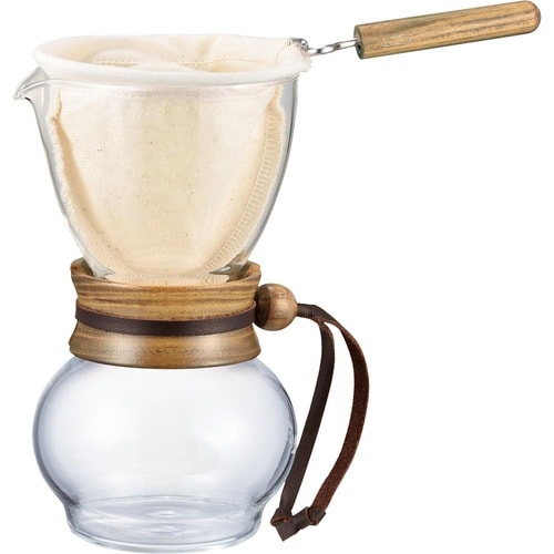 コーヒードリッパーおすすめ ハリオ ドリップポット・ウッドネック DPW-1 イメージ1