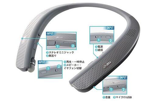 LG:TONE Studio HBS-W120:ネックスピーカー