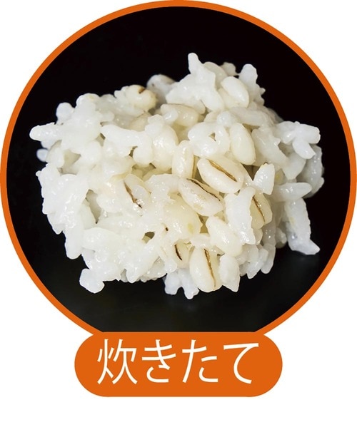 炊きたての状態 もち麦おすすめ イメージ