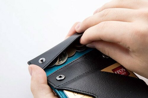 現金を入れても1.4cm！アブラサスの薄い財布 イメージ4