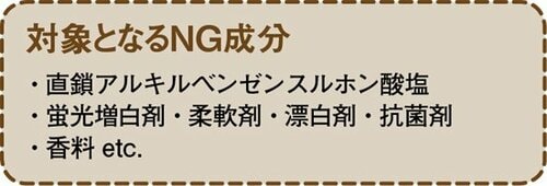 「NG成分」の数でランク分け2つ以上は赤ちゃんには不向き