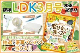 雑誌『LDK』読者プレゼント応募ページ　アンケートに答えて豪華プレゼントをゲット♡