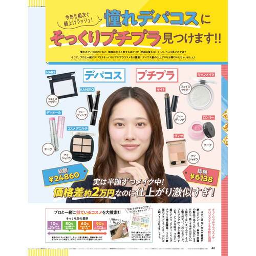 憧れデパコスにそっくりプチプラ見つけます！ デパコスそっくりプチプラおすすめ イメージ