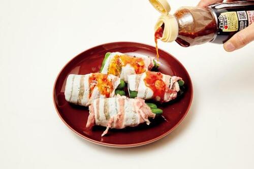 火も包丁も不要！ レンジだけ！まるごとピーマンの肉巻き イメージ3