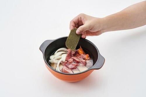 材料を切ってレンチンでカレーが完成！ イメージ