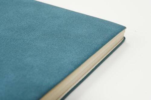 JM「ビジネスノートブック、A５イミテーション レザーカバー」4