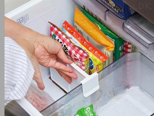 大容量の冷凍食品もしまいやすい イメージ