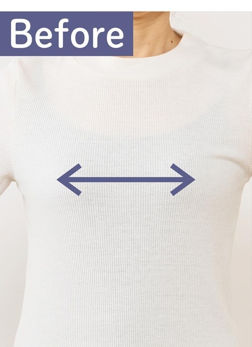 Before ノンワイヤーブラおすすめ イメージ