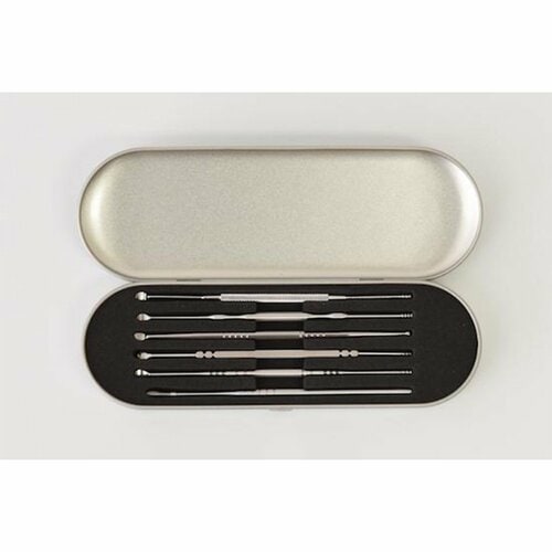 IGRESS 耳かき イヤークリーナー ステンレス製 6本セット 収納BOX付 イメージ1