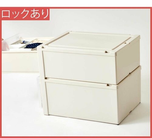 転倒防止のロックで最上段が引き出しやすくなる イメージ3