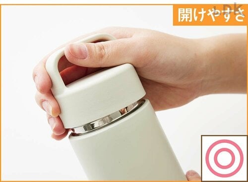 ハンドルだから力が入れやすくて開けやすい 水筒おすすめ イメージ