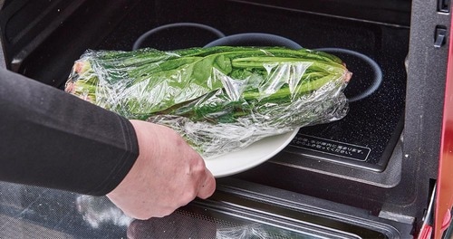 手順3：電子レンジで加熱 イメージ
