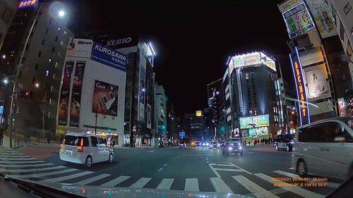 夜間・前 ドライブレコーダーの実機検証(hands-on-review)の写真おすすめ イメージ