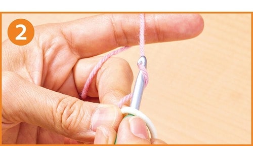 「もこもこフリルシュシュ」の編み方 イメージ2