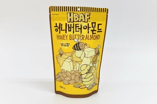 同率4位: HBAF ハニーバターアーモンド 韓国お菓子おすすめ イメージ