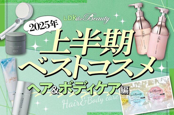 「このボサ髪なんとかしたい！」本気で探した高評価ヘア&ボディケアを公開【LDK上半期ベスコス2025】