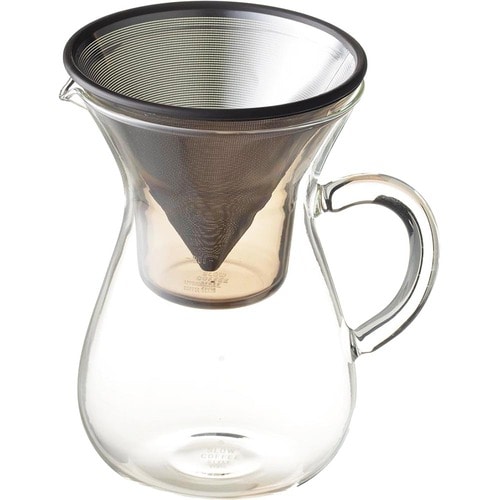 コーヒードリッパーおすすめ キントー SCS コーヒーカラフェセット 2cups ステンレス イメージ1