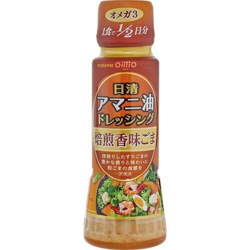 ニップン「アマニ油入りドレッシング 麹レモン」 イメージ