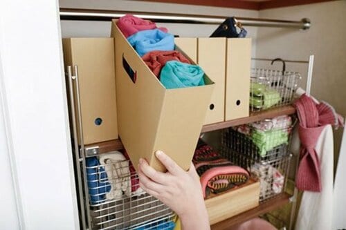 棚の位置によってボックスの種類を変えてみる イメージ