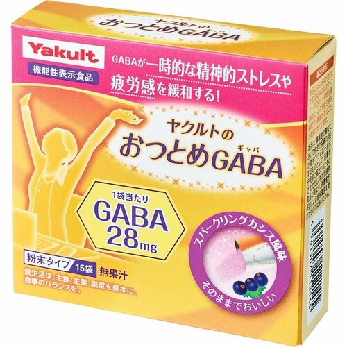 GABAサプリおすすめ ヤクルトヘルスフーズ ヤクルトのおつとめ GABA イメージ