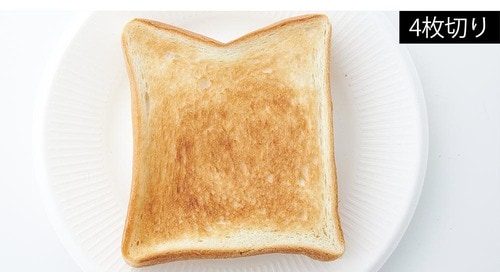 トーストはふわふわの食感がトフィーにやや劣る イメージ