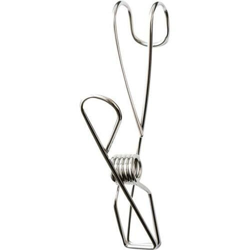 無印良品「ステンレス ひっかけるワイヤークリップ 4個入」 イメージ