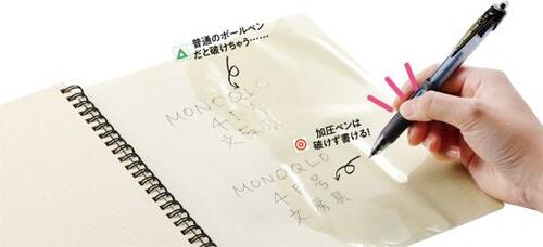 雨でも氷点下でも書ける！加圧ペン「パワータンク」 イメージ3