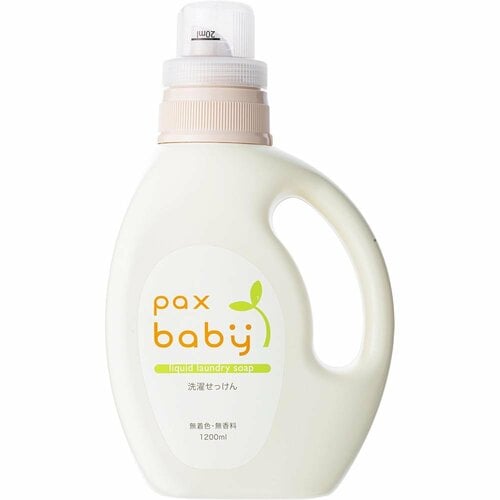 赤ちゃん用洗濯洗剤おすすめ 太陽油脂 パックスベビー洗濯せっけん 1.2L イメージ