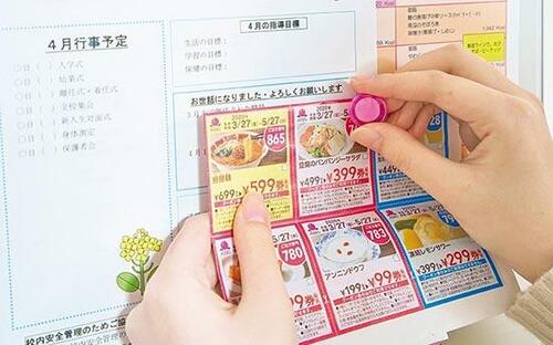 冷蔵庫に貼った紙類2