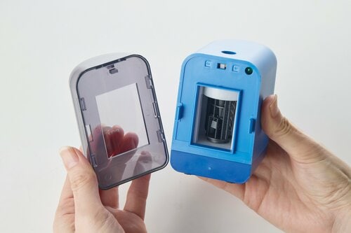 ダストボックスの端にカスがたまる 電動鉛筆削りおすすめ イメージ