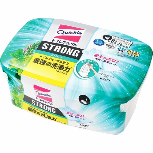 厚手で大きくこすりやすいトイレクイックル 流せるトイレクリーナーおすすめ イメージ