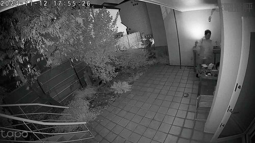 赤外線ナイトビジョン:夜間の認識距離も3段階で設定可能 防犯カメラおすすめ イメージ