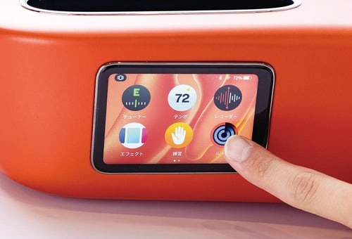 ポイント2:タッチパネルを使って操作できる イメージ