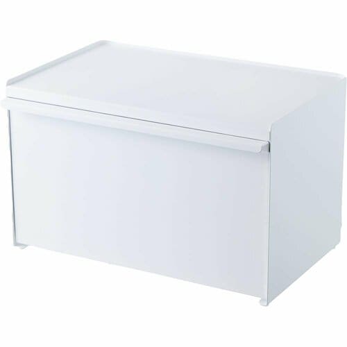 ニトリの便利グッズおすすめ ニトリ スチールブレッドケース ホワイト イメージ