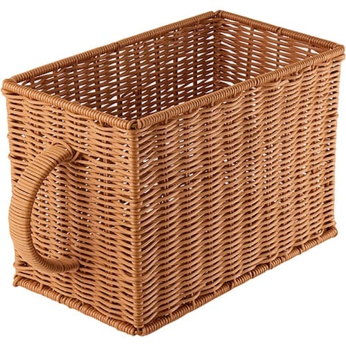 スリーコインズおすすめ スリーコインズ KITINTO 《水洗いOK》PPラタン取っ手付き収納トール イメージ1