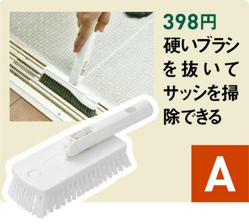 カインズ:3wayハンディバスブラシ:掃除用品