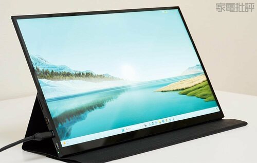 横からはやや白っぽくなる? モバイルモニターおすすめ イメージ