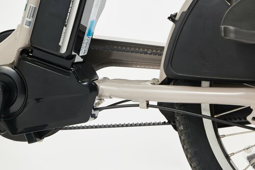 カーボン製のベルトなので油を差す手間がない！ 電動アシスト自転車おすすめ イメージ