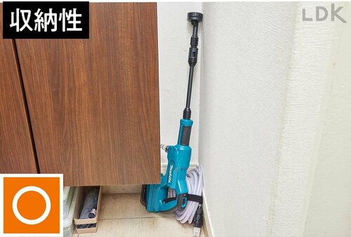 収納性:◯ コードレス高圧洗浄機おすすめ イメージ
