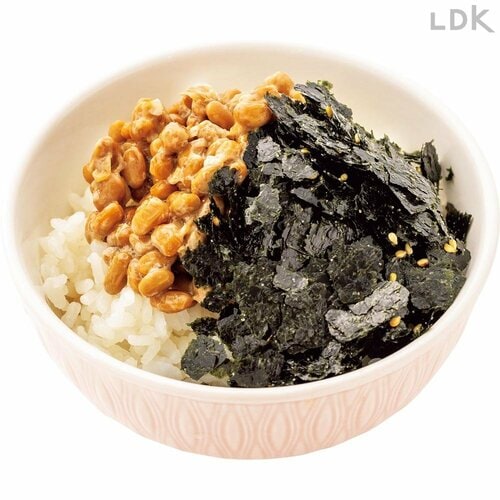 【納豆✕のりフレーク】食物繊維たっぷりで便秘改善 納豆おすすめ イメージ