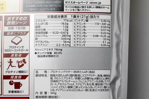 栄養素テスト