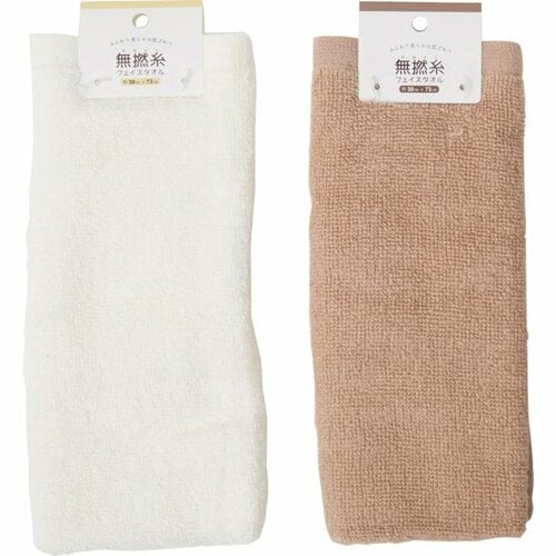 セリア:無撚糸フェイス:タオルタオル