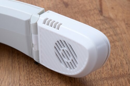 ▼騒音値と風速の測定値(暗騒音:41.0dB) 電動ネッククーラーおすすめ イメージ3