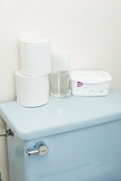 ［トイレ］ペーパーを隠して収納すれば快適空間に！ イメージ