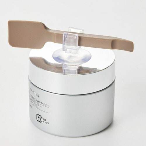 バスルームアイテムおすすめ ダイソー シリコーンスプーン&スパチュラ吸盤ホルダー付き イメージ1