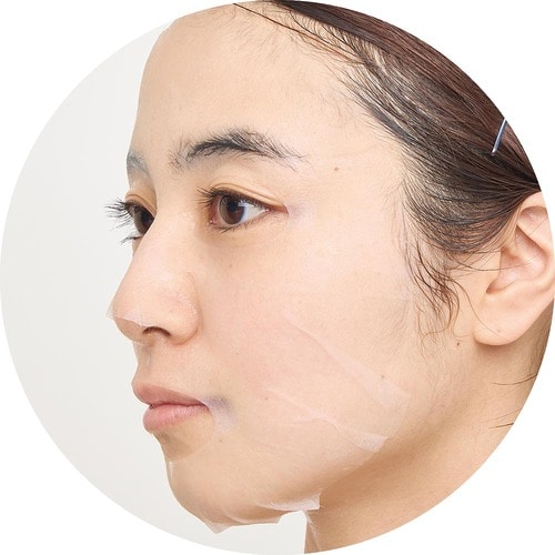 使用感:ぷるんとやわらかなシートは密着感アリ シートマスクおすすめ イメージ