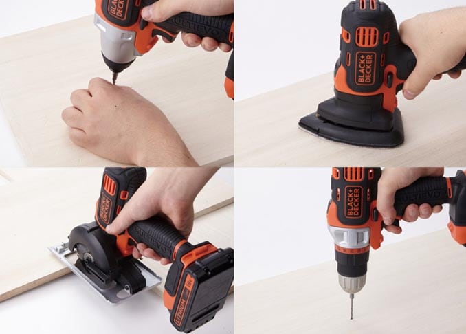 1台4役の電動工具！ ブラック・アンド・デッカー「EVO183P1」が日曜